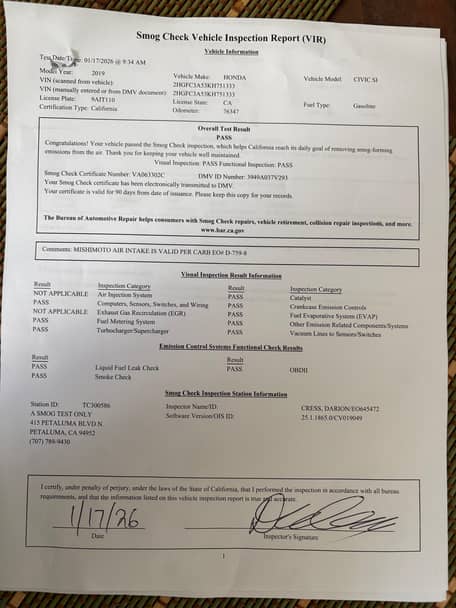 2019 Honda Civic Si Coupe