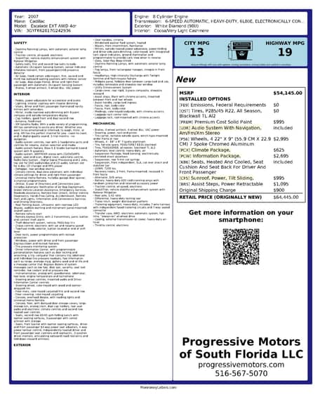 2007 Cadillac Escalade EXT 