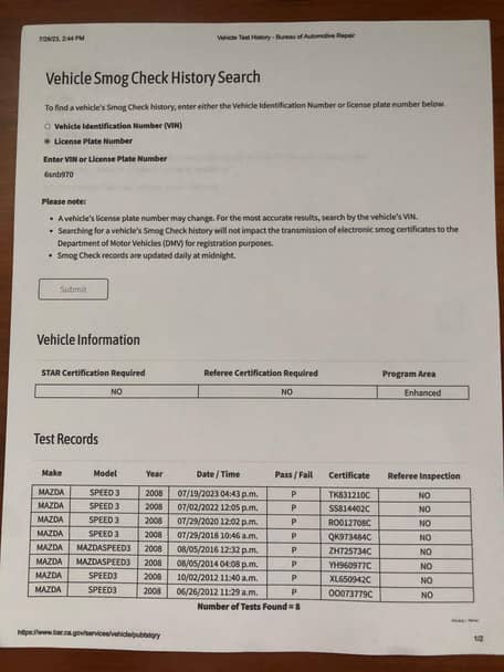 Mazda Speed3 Touring